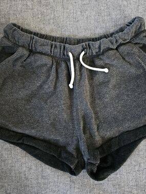 4 X $15 Divided Soft Charcoal Gray Athletic Drawstring Shorts